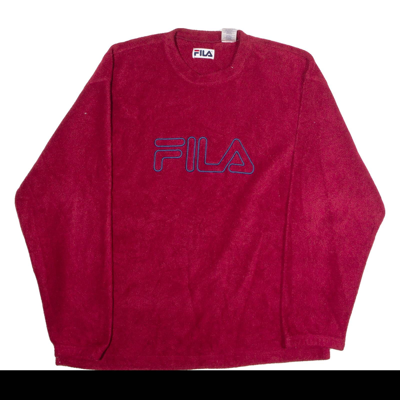 FILA Mens Fleece Red Crew Neck XL
