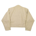 Cropped Womens Overcoat Coat Beige L
