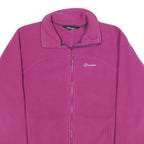 BERGHAUS Womens Purple Outdoor Jacket UK 16 Polyester Zip Plain Warm Layering