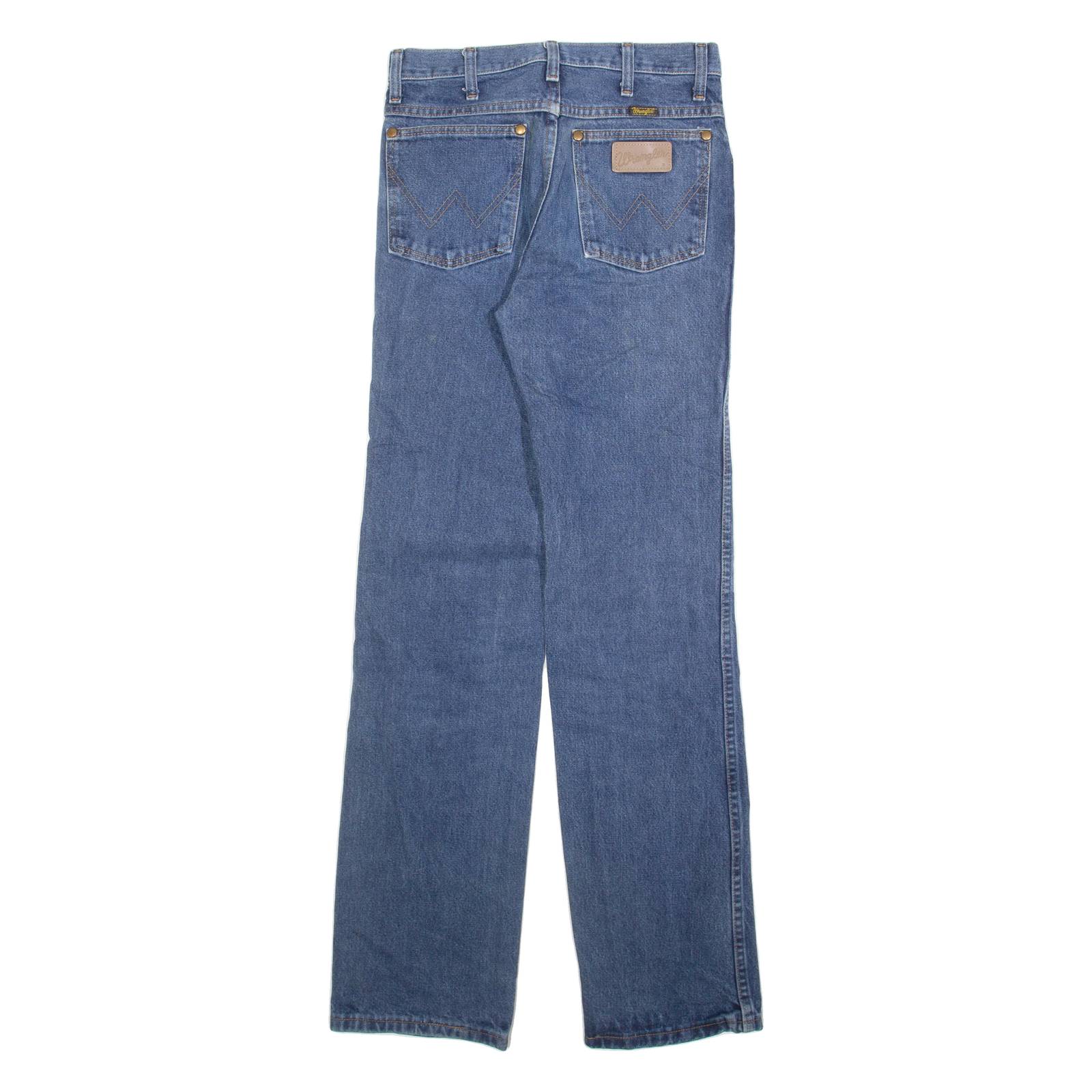 WRANGLER Mens Jeans Blue Slim Straight W27 L34