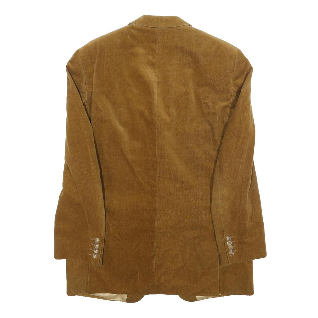 MCGREGOR Mens Brown Corduroy Jacket M Cotton Blend Button Closure Classic Fit