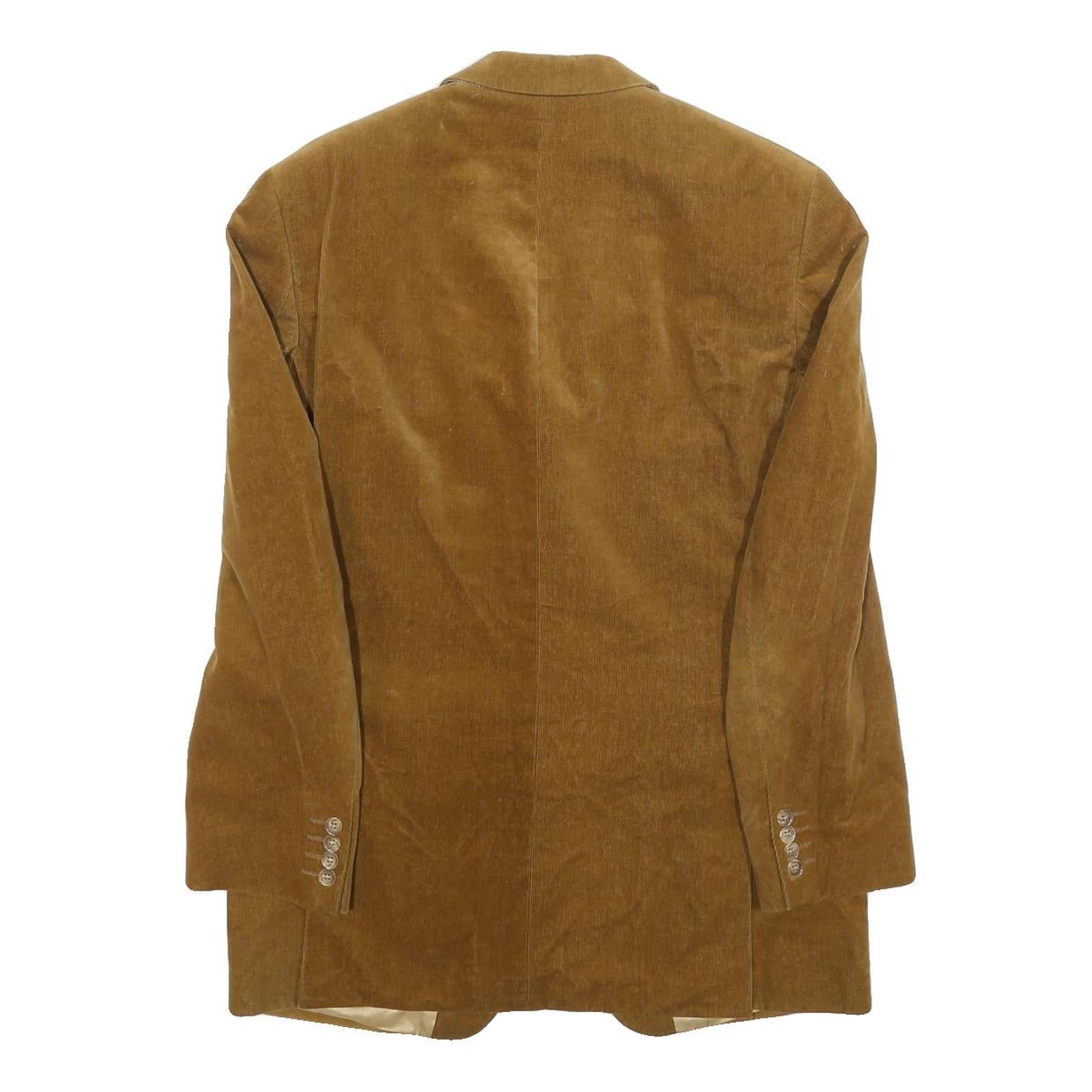 MCGREGOR Mens Brown Corduroy Jacket M Cotton Blend Button Closure Classic Fit