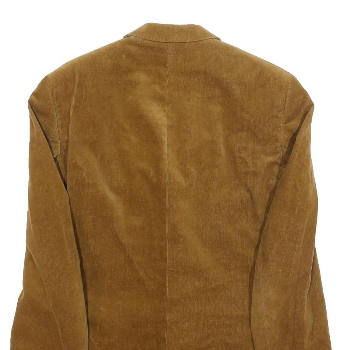 MCGREGOR Mens Brown Corduroy Jacket M Cotton Blend Button Closure Classic Fit