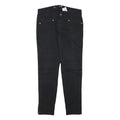 LOVE MOSCHINO Womens Cotton Blend Black Slim Skinny Trousers W31 L30