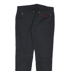 LOVE MOSCHINO Womens Cotton Blend Black Slim Skinny Trousers W31 L30