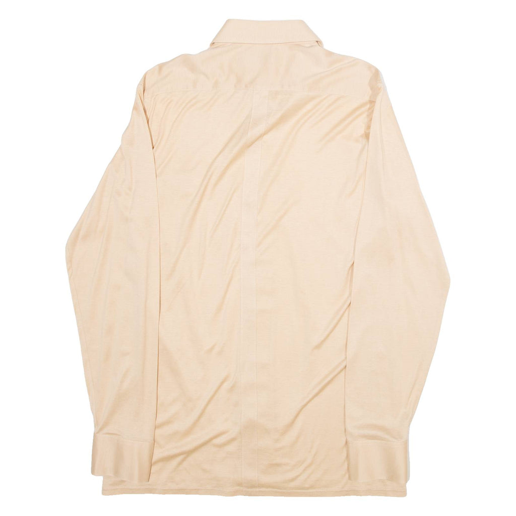 JOCKEY INTERNATIONAL Womens Plain Shirt Beige Long Sleeve M
