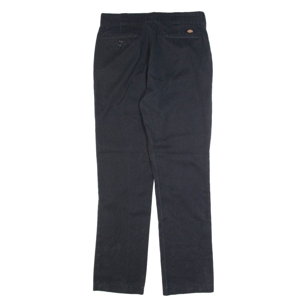 DICKIES 776F Workwear Mens Trousers Black Regular Straight W32 L31