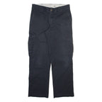 DICKIES Cargo Mens Trousers Grey Regular Straight W30 L30
