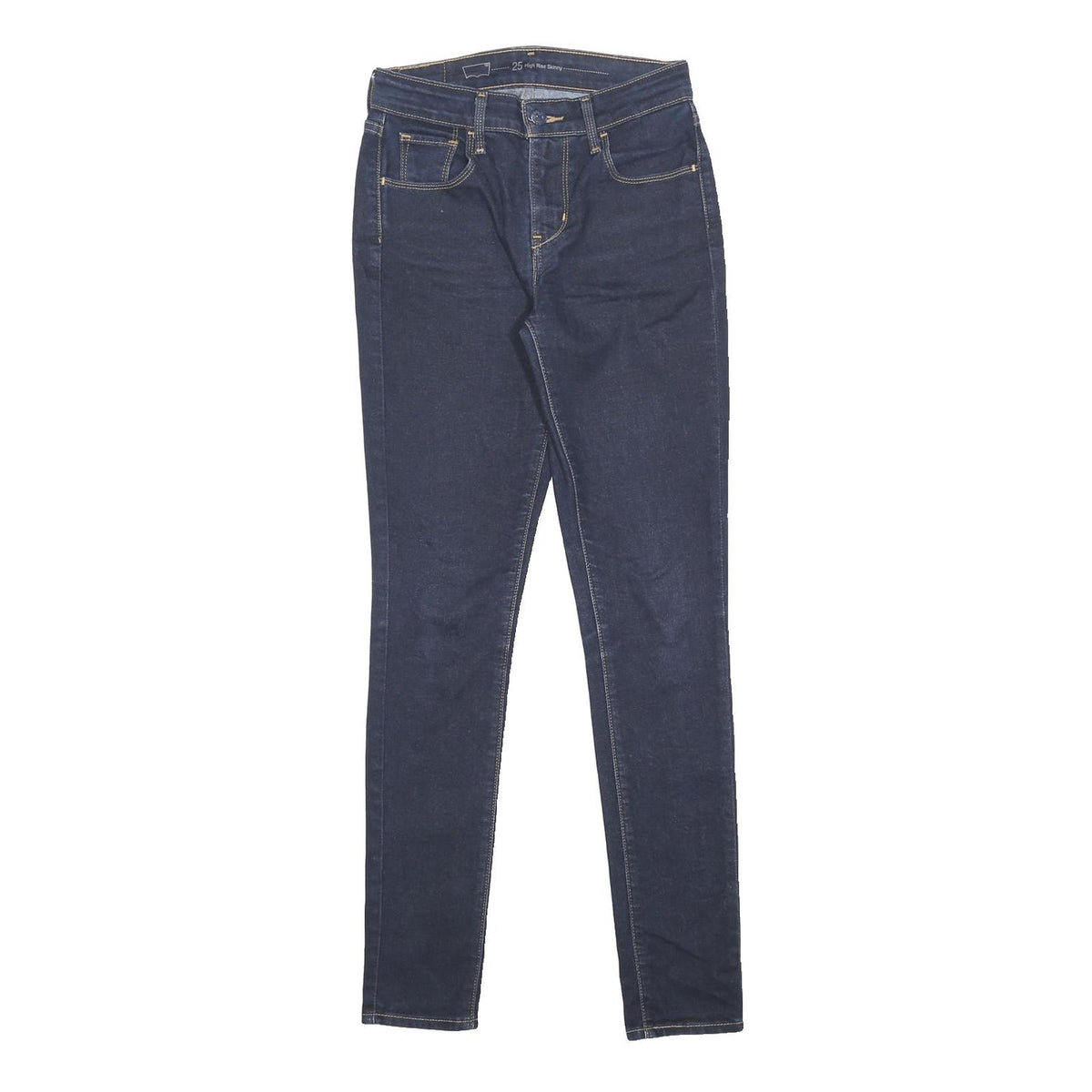 LEVI'S Womens Slim Blue Jeans Denim W25 L32 Zip Regular Fit Skinny Stretch