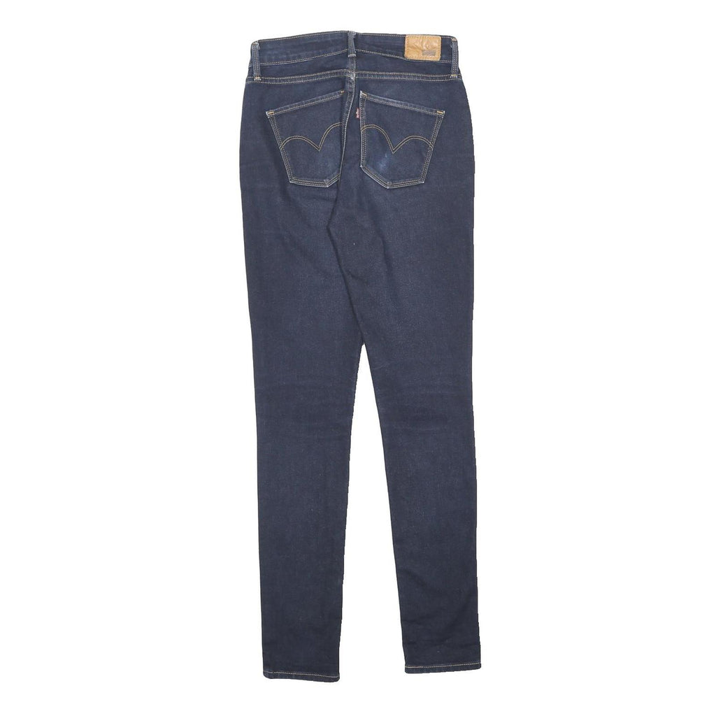 LEVI'S Womens Slim Blue Jeans Denim W25 L32 Zip Regular Fit Skinny Stretch