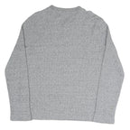 CALVIN KLEIN Mens Grey Patterned Jumper Crew Neck Basic Knit M Cotton Blend