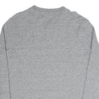 CALVIN KLEIN Mens Grey Patterned Jumper Crew Neck Basic Knit M Cotton Blend