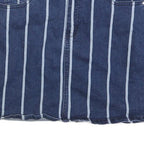 GUESS Womens Blue Stripe Denim Mini Skirt Cotton Blend M Casual Chic Summer