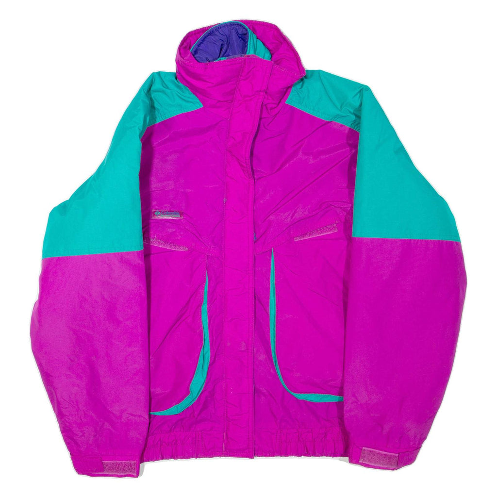 COLUMBIA Womens Jacket Pink Nylon L