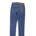 LEVI'S 710 Womens Jeans Blue Slim Skinny Denim Medium W21 L31 Stretch Zip