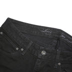 LEVI'S Womens Black Regular Fit Straight Denim Jeans Cotton Blend W30 L30