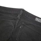 LEVI'S Womens Black Regular Fit Straight Denim Jeans Cotton Blend W30 L30