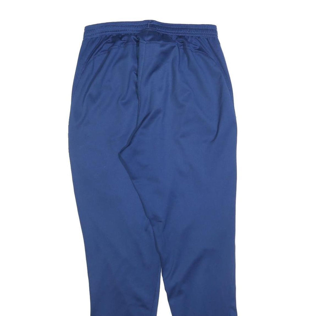 NIKE Mens Joggers Blue & Black Slim Tapered S W26 L28 Nike Swoosh Sportswear