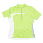 Cycling Mens Jersey Green 1/2 Zip L