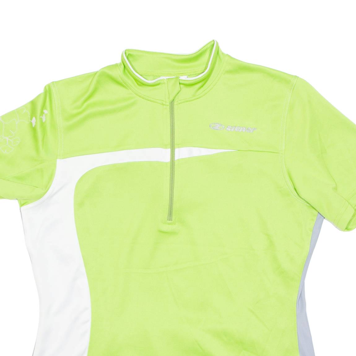 Cycling Mens Jersey Green 1/2 Zip L