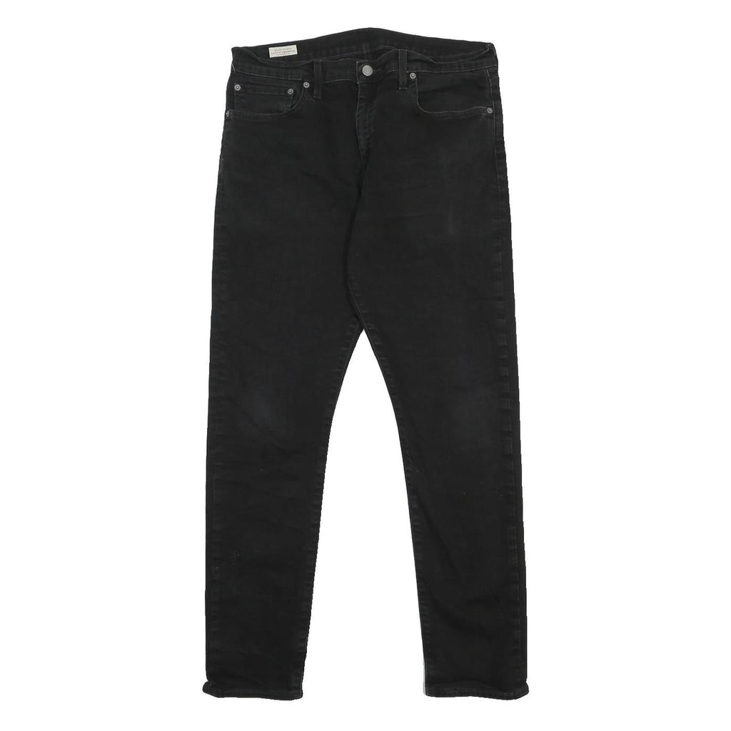 LEVI'S 512 BIG E Mens Jeans Black Slim Skinny Denim Medium W33 L32 Stylish
