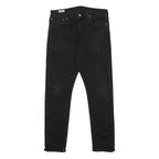 LEVI'S 512 BIG E Mens Jeans Black Slim Skinny Denim Medium W33 L32 Stylish