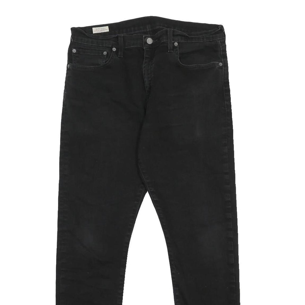 LEVI'S 512 BIG E Mens Jeans Black Slim Skinny Denim Medium W33 L32 Stylish