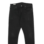 LEVI'S 512 BIG E Mens Jeans Black Slim Skinny Denim Medium W33 L32 Stylish