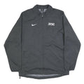 NIKE Mens Black Btn Zip Lightweight Polyester Jacket L Sports Activewear