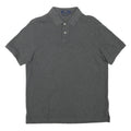 POLO RALPH LAUREN Mens Grey Short Sleeve Plain L Cotton Blend Polo Shirt