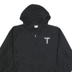 CHAMPION Mens Black Troy Trojans Track Jacket 2XL Polyester Zip Hooded