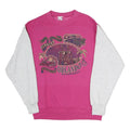 Womens Pink & Grey Orlando Florida Graphic Crew Neck Sweatshirt S Casual