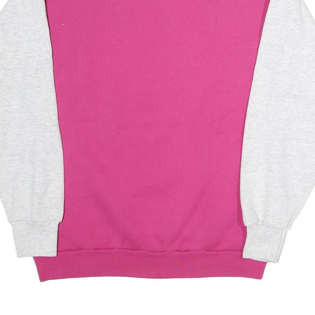 Womens Pink & Grey Orlando Florida Graphic Crew Neck Sweatshirt S Casual
