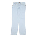 WRANGLER Mens Regular Fit Straight Leg Denim Light Blue W31 L32 Classic Zip