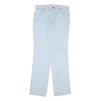 WRANGLER Mens Regular Fit Straight Leg Denim Light Blue W31 L32 Classic Zip