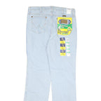 WRANGLER Mens Regular Fit Straight Leg Denim Light Blue W31 L32 Classic Zip