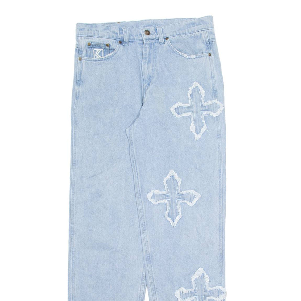 KARL KANI Mens Jeans Blue Regular Straight W30 L32