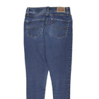 LEVI'S Mens Slim Blue Denim Jeans Zip W25 L27 Stretch Classic Style