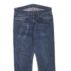 CARHARTT Mens Slim Blue Denim Regular Fit Zip Jeans W31 L26 Classic Casual Wear