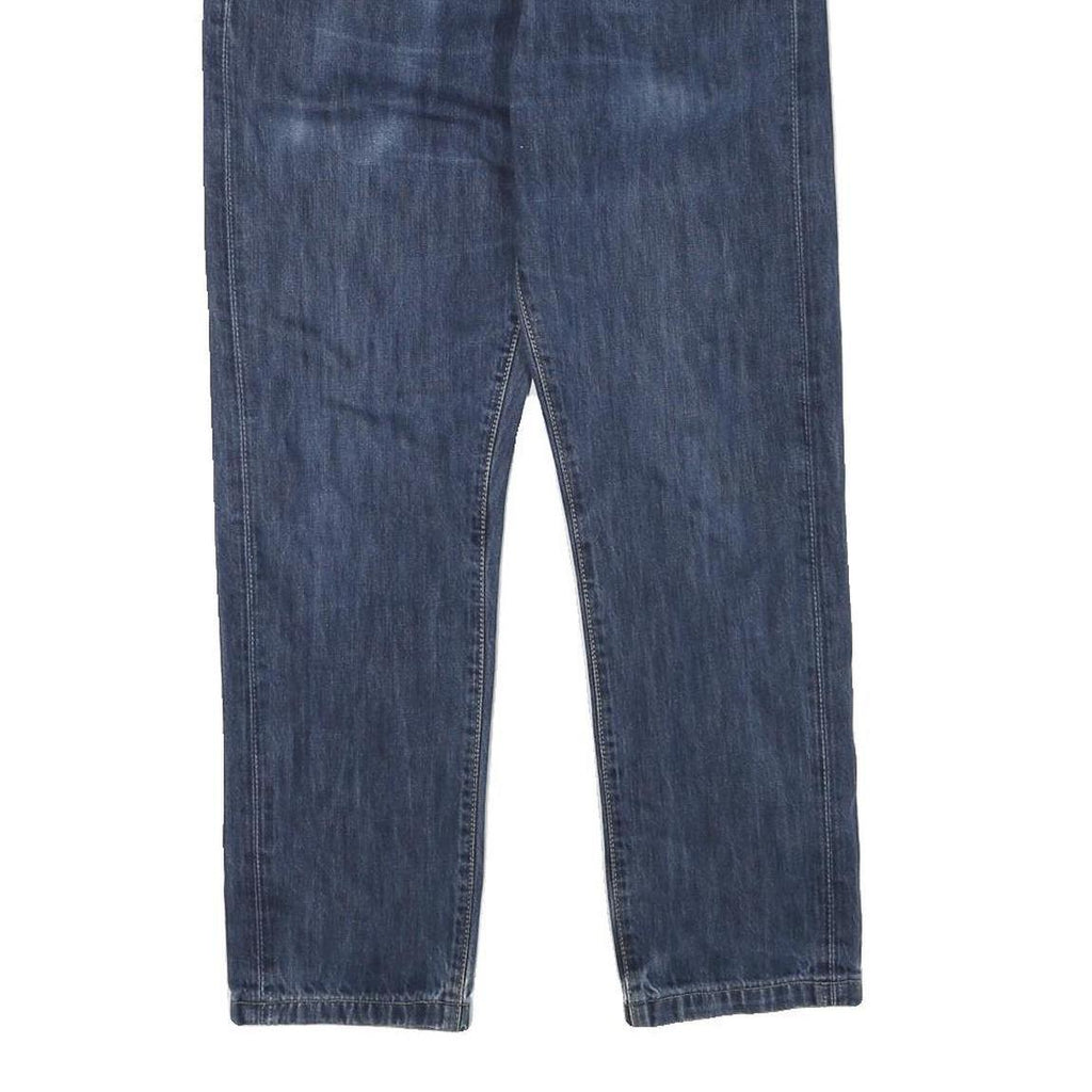 CARHARTT Mens Slim Blue Denim Regular Fit Zip Jeans W31 L26 Classic Casual Wear