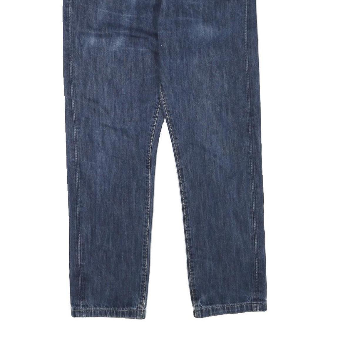 CARHARTT Mens Slim Blue Denim Regular Fit Zip Jeans W31 L26 Classic Casual Wear