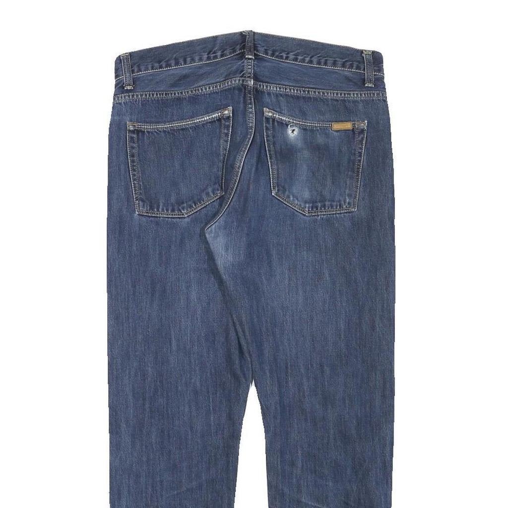 CARHARTT Mens Slim Blue Denim Regular Fit Zip Jeans W31 L26 Classic Casual Wear