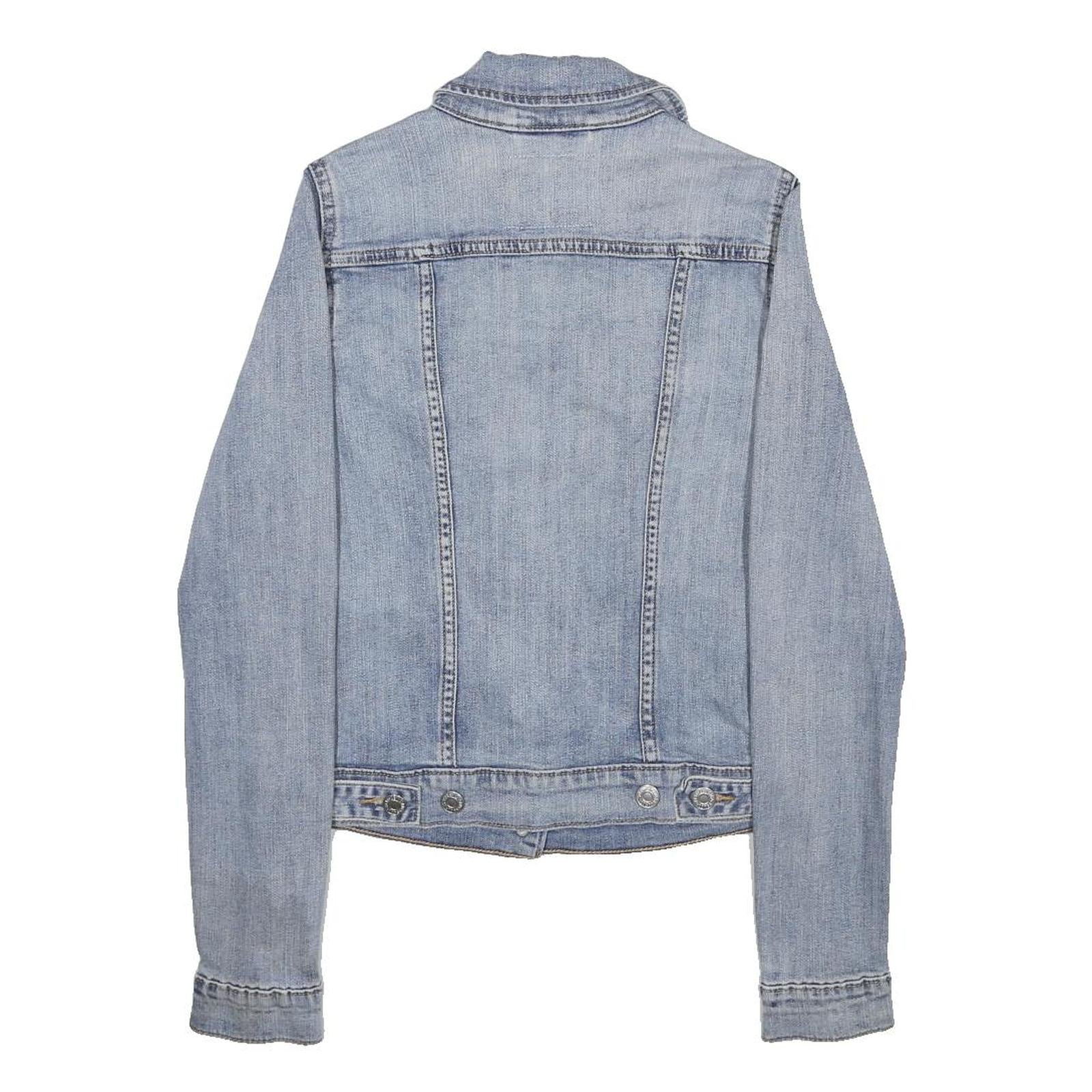 LEVI'S Womens Blue Denim Jacket XS Cotton Blend Classic Button Closure Stylish
