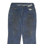 CARHARTT Mens Jeans Blue Regular Straight Denim Medium W32 L30 Workwear Zip