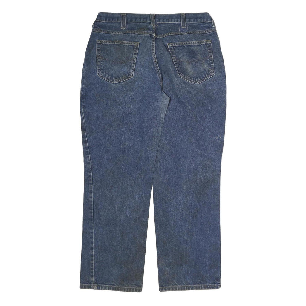 CARHARTT Mens Jeans Blue Regular Straight Denim Medium W32 L30 Workwear Zip