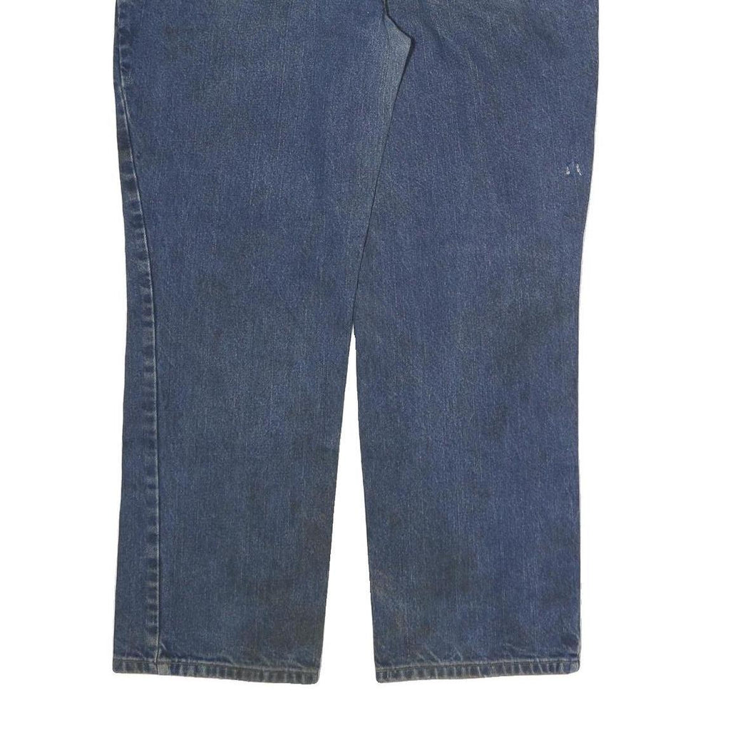 CARHARTT Mens Jeans Blue Regular Straight Denim Medium W32 L30 Workwear Zip