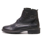 CAMEL ACTIVE Lace-Up Boots Black Leather Womens UK 4.5