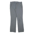 COLUMBIA Womens Polyester Grey Regular Straight Trousers W30 L32 Outdoor Hiking