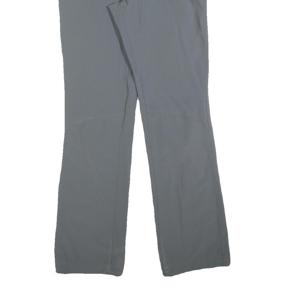 COLUMBIA Womens Polyester Grey Regular Straight Trousers W30 L32 Outdoor Hiking