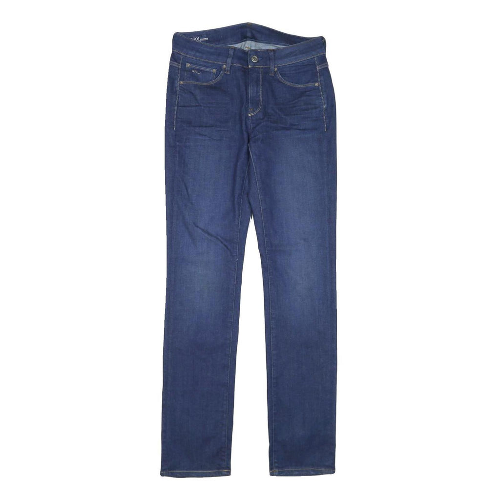 G-STAR Womens Jeans Blue Relaxed Straight Denim Medium W28 L31 Classic Fit Zip